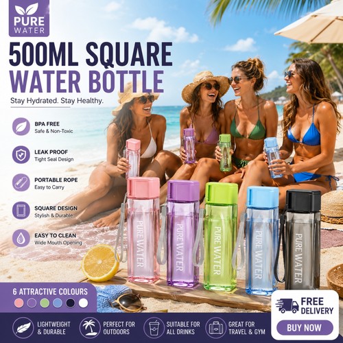 Portable water bottle gym - water,