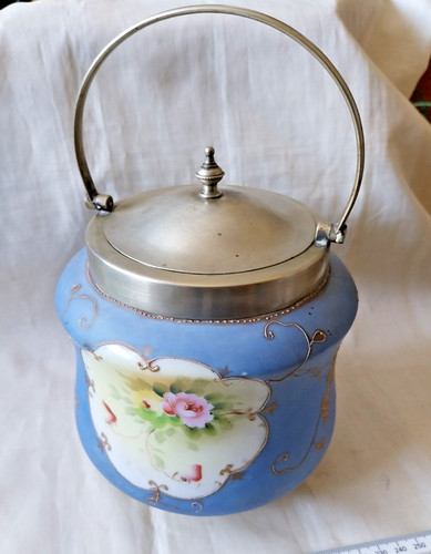 Vintage 1940s blue ceramic - vintage,