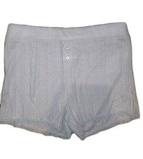 Gilly Hicks Blue Pointelle Sleep Shorts Small 6/8 Coquette BNWOT Cute Pastel