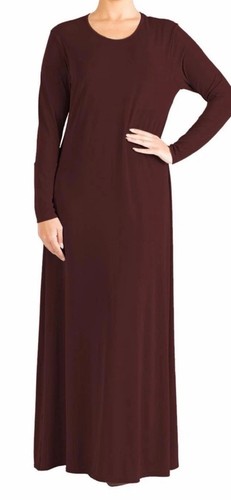 Womens plain abaya maxi dress - maxi,
