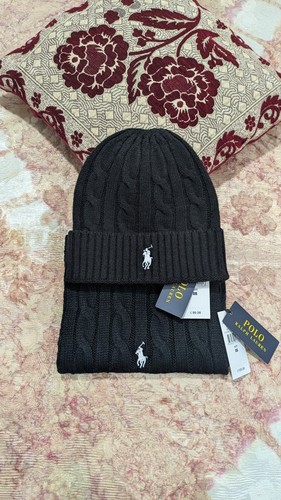 Cable knit beanie and - cable,