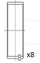 Connecting Rod Bearing Fits Mercedes-Benz A-Class B-Class C-Class FAI BB2029-025