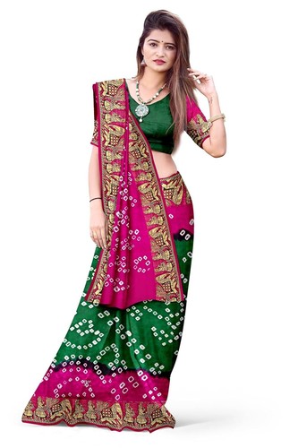 Women bandhej jacquard - bandhej,