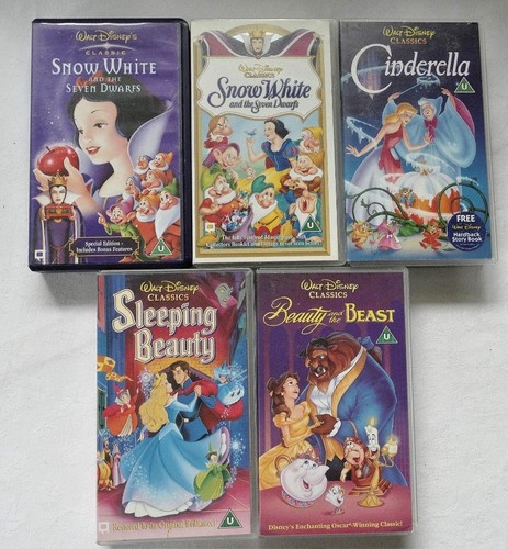 Five disney classics vhs - five, tapes