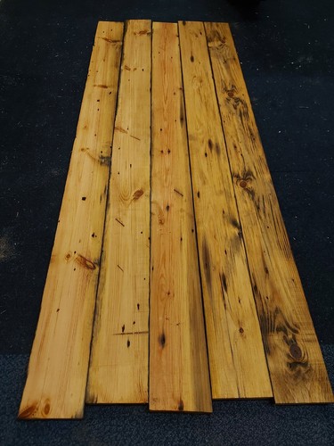 Reclaimed pine floorboards - reclaimed,
