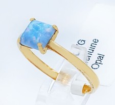 GENUINE 0.58 Cts OPAL RING 10K