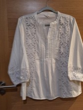New Cotton Traders White Cotton Long Sleeve Shirt Size 16