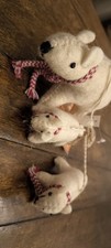 New  Felt Polar Bear Family