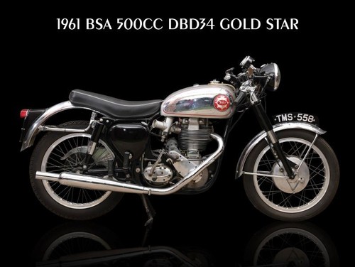 1961 bsa 500cc - 1961, star