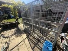 Heavy-Duty Metal Storage Cage