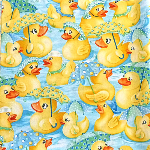 Nursery duck print cotton