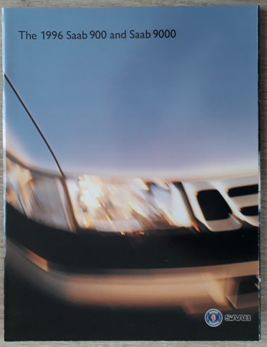 Saab 900 9000 brochure 1996 - saab,