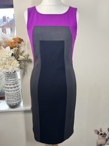 Bodycon dress colour block - m&s,
