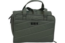 BIBA Green Quilted Wash Bag