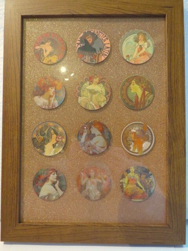 Framed handmade collage - framed,