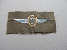 West German Bundeswehr Parachutist Paratrooper Wing Cloth Badge C WA