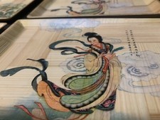 Vtg Bamboo Appetizer Snack