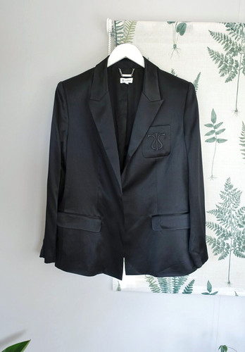 Lilysilk black satin 100 - black, 100%