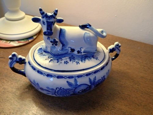 Gzhel porcelain covered 2 - covered,