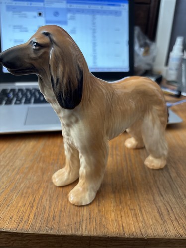 Vintage afghan hound figurine - hound,