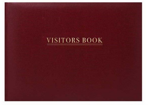 Visitors book reception guest - book,