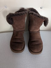 Genuine Chestnut Brown Bailey Button Ugg Boots