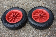Trolley/cart puncture-proof wheels 260mm diam x 22mm bore