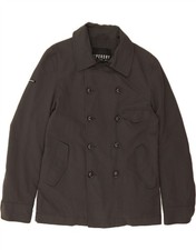 SUPERDRY Mens Bomber Jacket UK 38 Medium Grey Nylon UB09