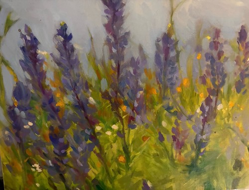Scotland landscape oil - scotland,