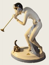 Royal Dux Art Deco Semi-Nude