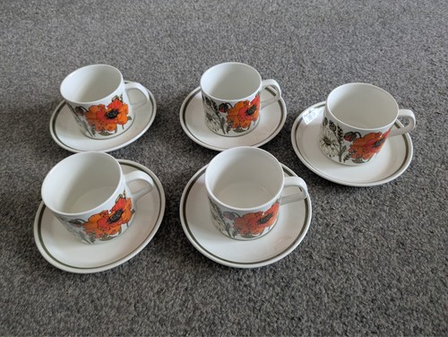 Meakin poppy cup - 5, &