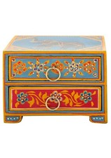Elephant Hand Wooden Painted