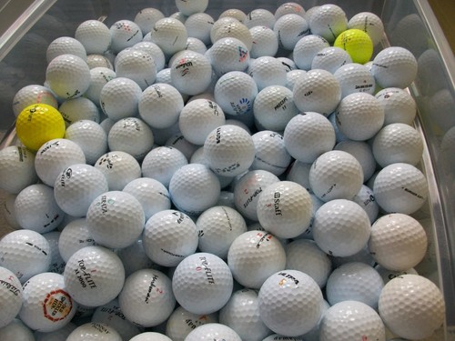 Practice grade golf balls - b,