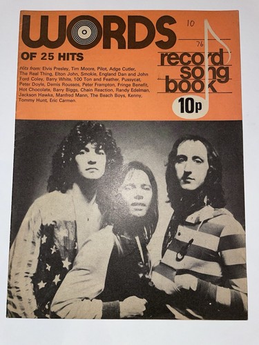 Words song book magazine - words,