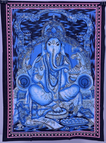 Indian lord ganesha tapestry - lord,