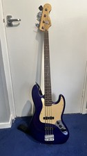 Squier J bass by Fender 2013 purple bass guitar