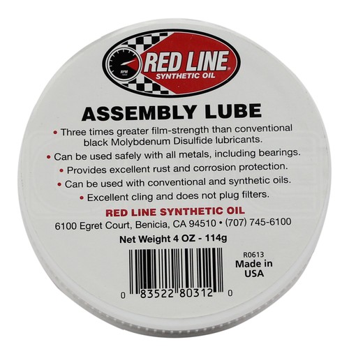 Red line assembly lubricant - red,
