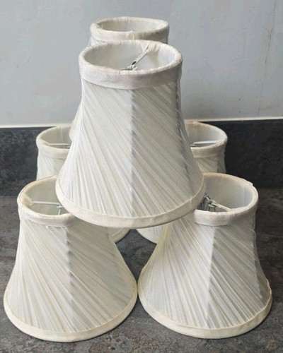 White cream lampshades clip - white/,