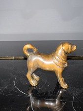  Vintage Japanese dog netsuke signed carved carving treen Figurine Gift