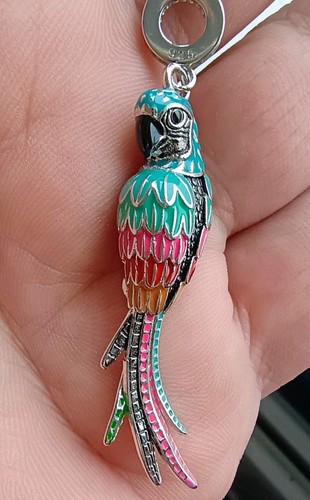 Bracelet charm parrot - charm, macaw