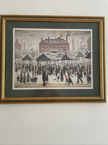 Lowry market scene - lowry,