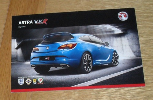 Vauxhall astra vxr brochure - vauxhall,