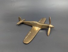 Vintage brass WW II Spitfire