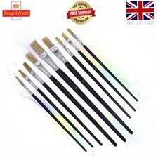 9PC FLAT TIP ARTISTS PAINT