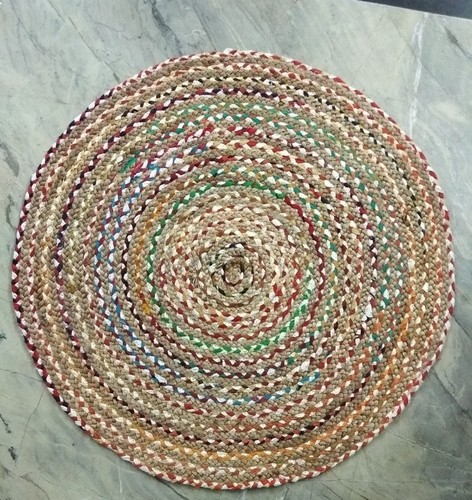 Indian handmade jute round - indian,