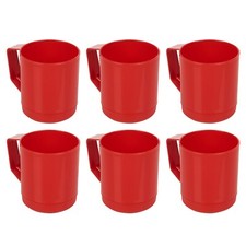 6 Set 260ml Plastic Mug