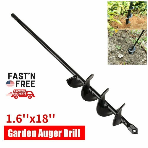 Planting auger spiral hole - planting,