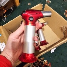 Refillable Kitchen Cooking Blow Torch - safety glasses - soldering surface kit