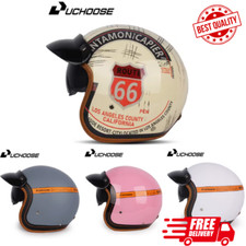 Retro DOT Open Face Casco Moto