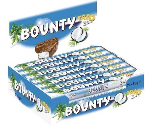 Bounty trio strawberry 78g bar - trio,